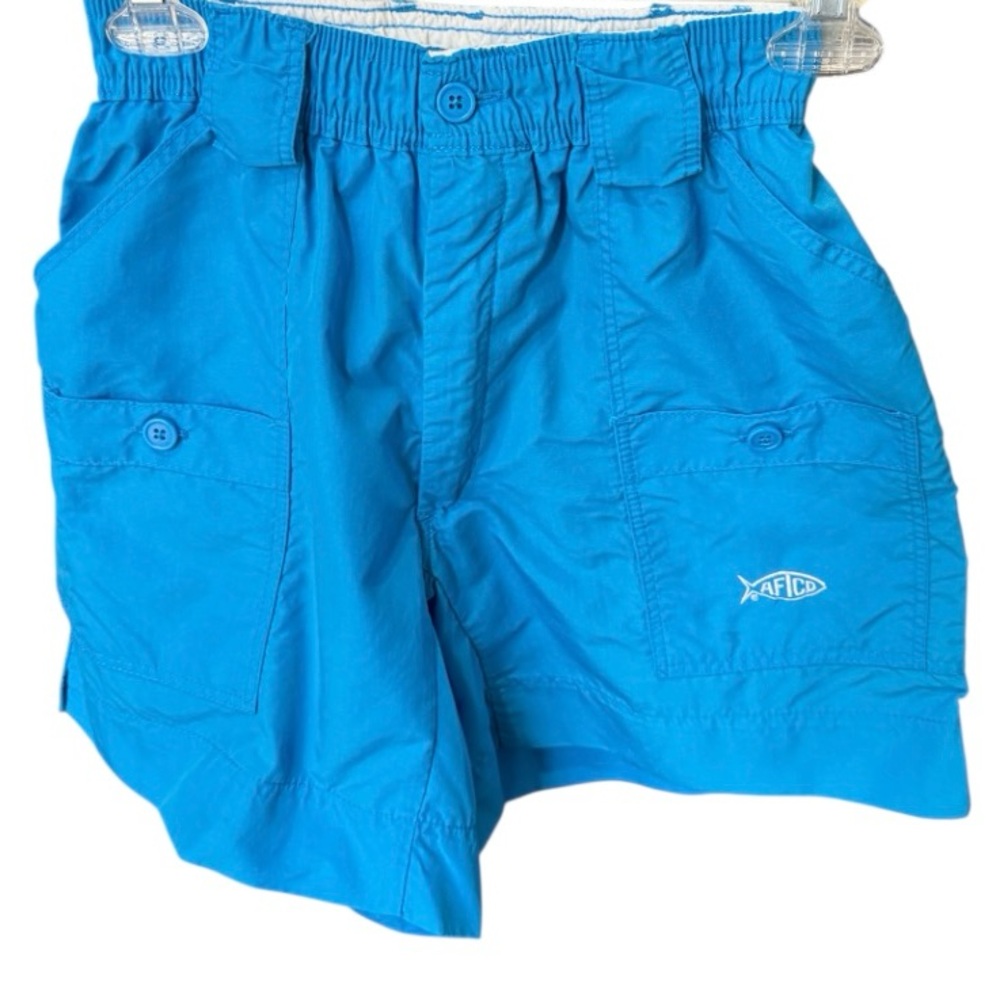 AFTCO Men's Vibrant Turquoise Cargo Shorts Size 28